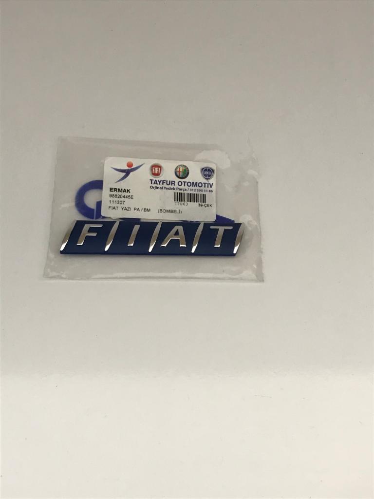 Fiat Yazısı | Palio Albea Brava Bravo Marea Bombeli