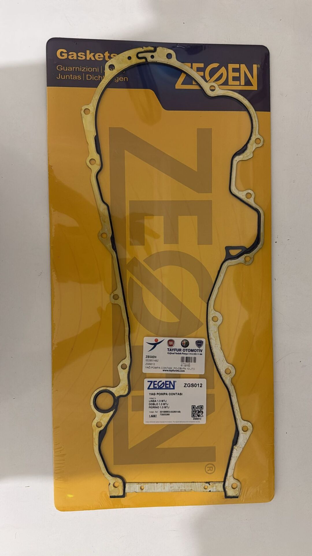 Yağ Pompa Contası Palio Albea Doblo Linea Fiorino Egea Punto 1.3 Jtd